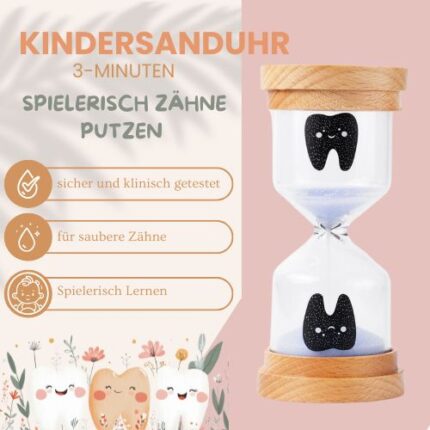 kindersanduhr lila