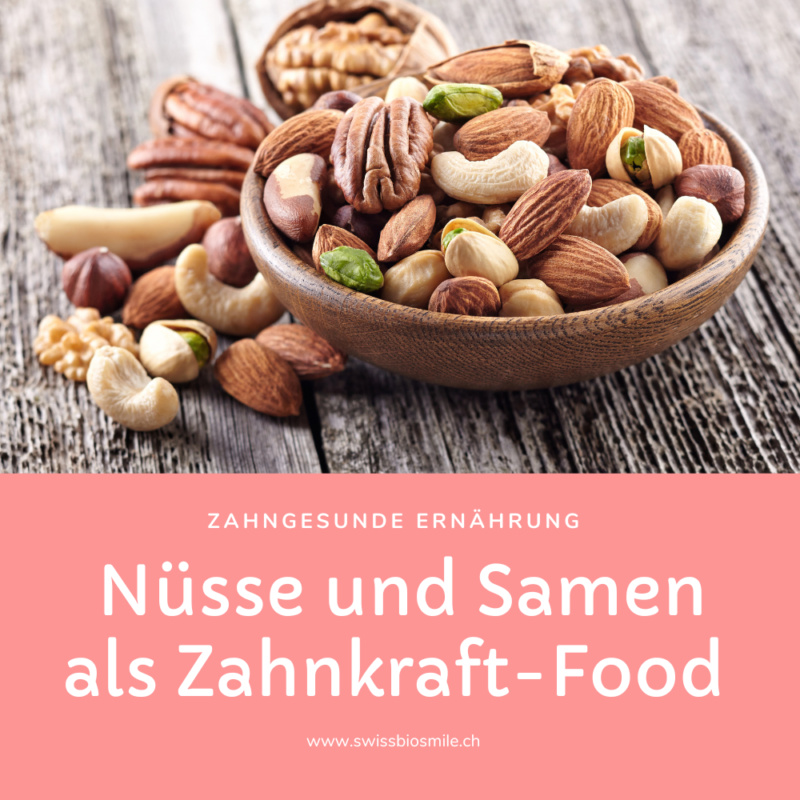 Nüsse und Samen als Zahnkraft-Food