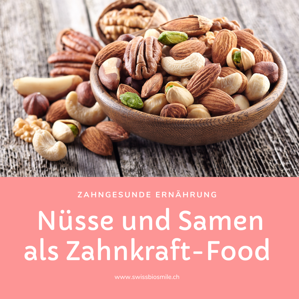 Nüsse und Samen als Zahnkraft-Food